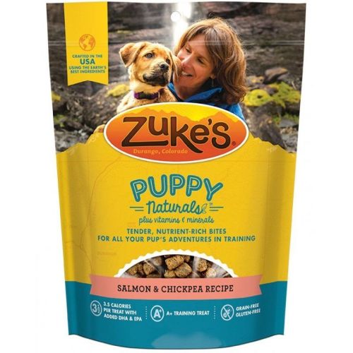 Zukes Puppy Naturals Dog Treats Salmon & Chickpea Recipe Zukes Puppy Naturals Dog Treats Salmon & Chickpea Recipe