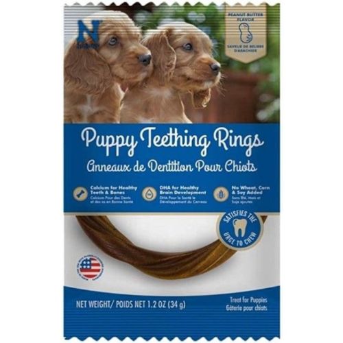 N Bone Puppy Teething Rings Peanut Butter Flavor