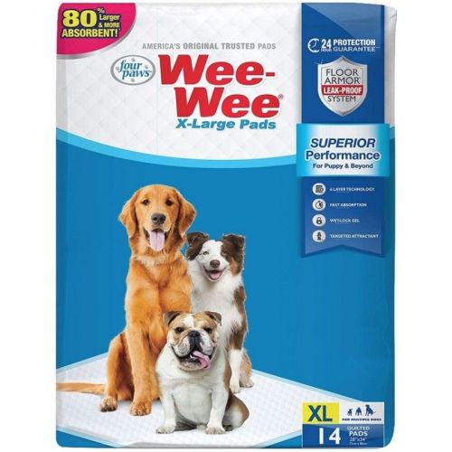 Four Paws X Large Wee Wee Pads 28" x 34"