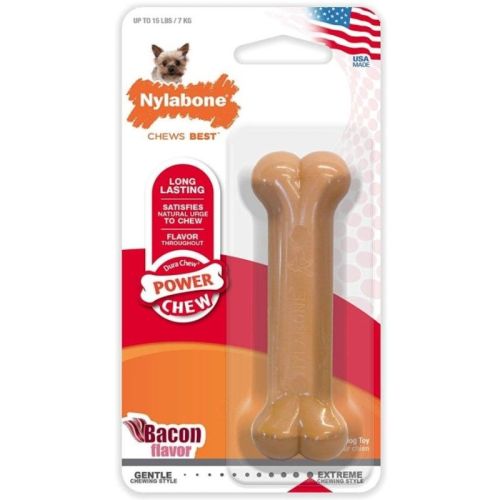 Nylabone Dura Chew Durable Dog Bone  Bacon Flavor