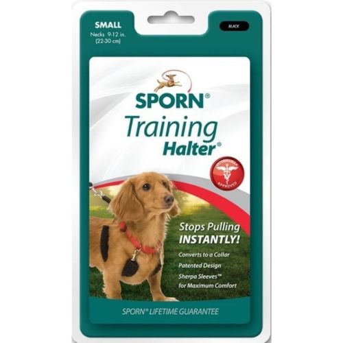 Sporn Original Training Halter for Dogs  Black